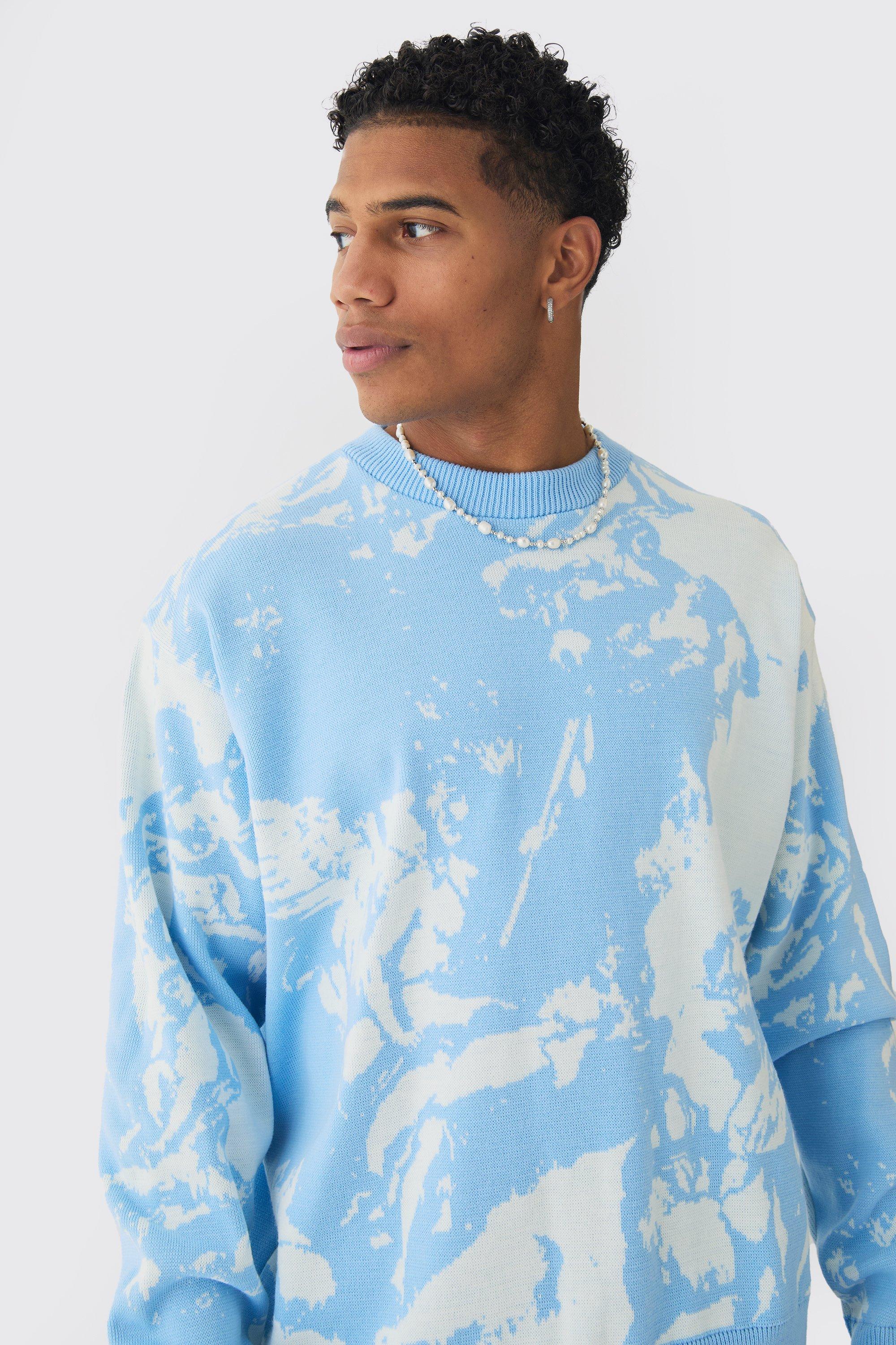 Oversized Boxy Renaissance Graphic Knit Jumper boohoo DK